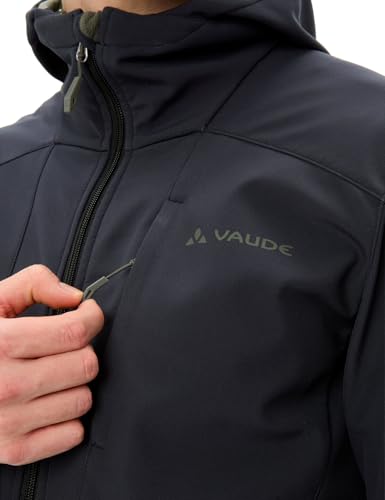 VAUDE Veste à Capuche Cyclone Homme Softshell Noire - 6