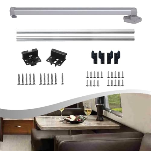 Pieds de table télescopiques 53-91 cm pliables en aluminium