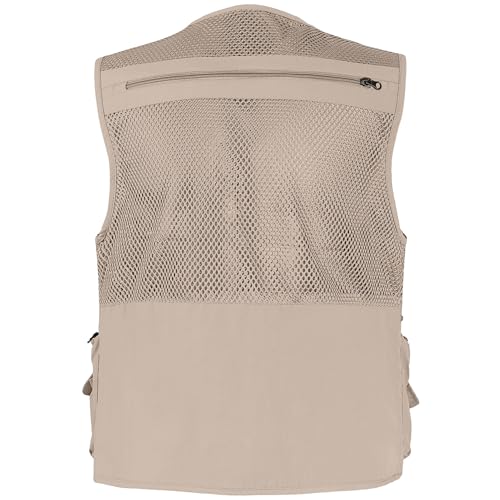 Versatile Men's Summer Vest for Fishing, Travel, Outdoor Work, Safari and Photography with Multiple Pockets3