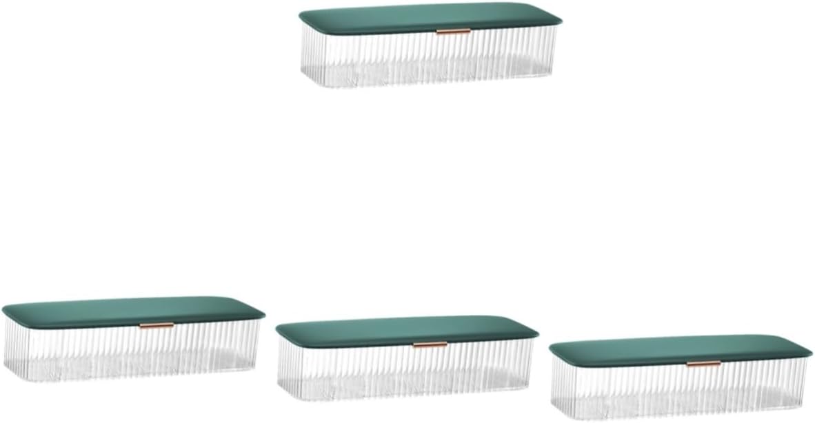 NUOBESTY 3pcs Desktop Cable Storage Box Cord Organizer Cover Multi-Compartment Electronics Organizer for Home Office and Travel Efficient for Managing Cables and Wires