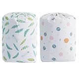 Amosfun Peva Kleidung Aufbewahrungstaschen 2 Stück Mit Kordelzug Große Luftdichte Kleiderbeutel Für Umzug Und Saisonware