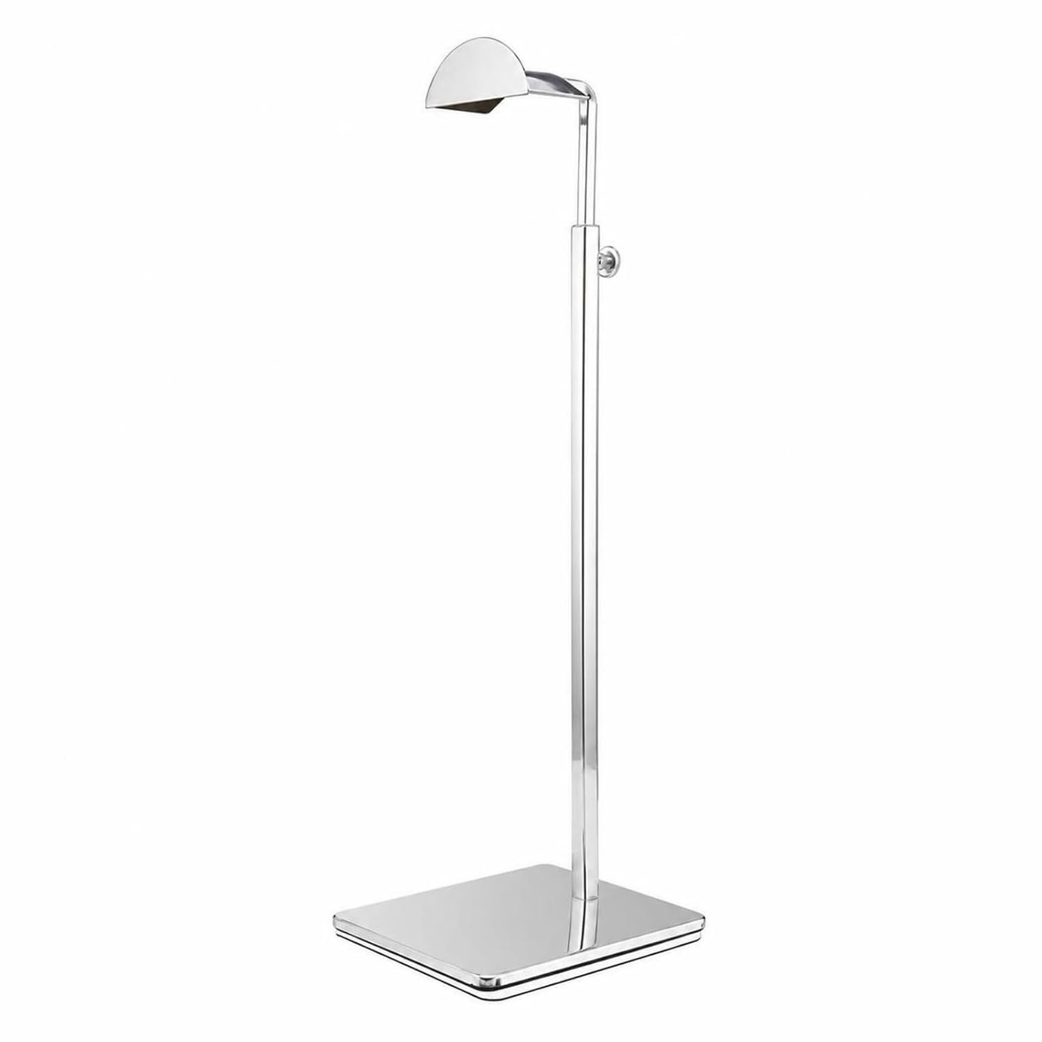 Space-Saving Purse Display Rack, Large D-Hook, Brushed Finish, Reinforced Stainless Steel, 5 Mm Base