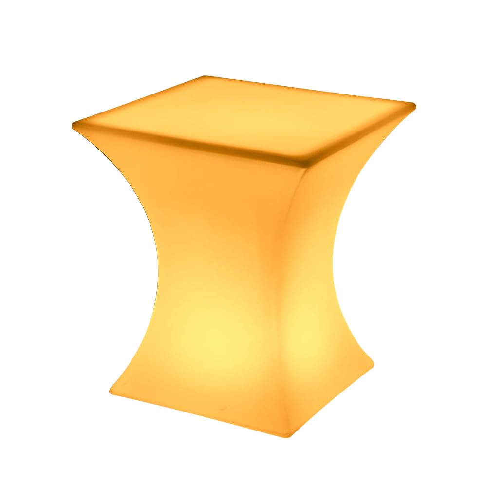 Lampada da giardino a LED luminosa poltrona tavolo economica con telecomando. Ricaricabile RGBW luminosità regolabile Nuovo Chic LED Mobili (YXF-6372 Poltrona angolare)