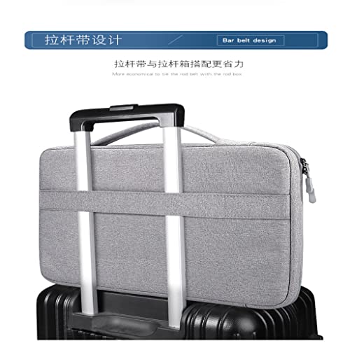 Funda para portátil a Prueba de Golpes de 13, 14 y 15,6 Pulgadas, para Mujer y Hombre, Color Gris