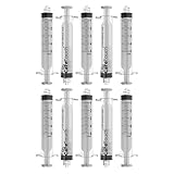 5ml Syringe Only with Luer Lock Tip - 10 Syringes Without a Needle by Care Touch - Great for Medicine, Feeding Tubes, and Home Care