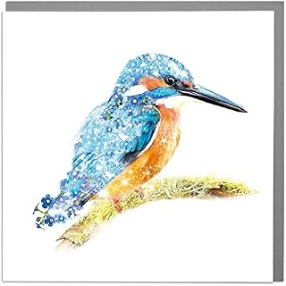 Lola Design - Wildlife Botanical Greeting Cards - Blank Cards and Envelopes - Wren Bird Animal Card