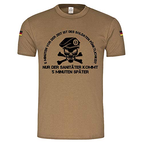 Tropenshirt Sanitaire t-shirt vert humour allemand large