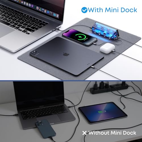 Laptop Docking Station, 7-in-1 USB C Docking Station with Screen, Multiple Built-in Apps, - image 8