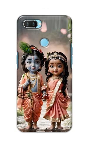 Image of Printed Hard Back Cover for Realme 2 Pro Back Cover (Radha Krishna Love -J2) -190724(EA)