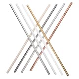 PRETYZOOM 8 Stück Rundstäbe aus Kupfer Eisen Aluminium und Kunststoff mit Hoher Wärmeleitfähigkeit für Labor und Forschungszwecke