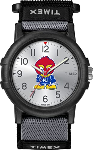 Image of Timex Unisex Collegiate Recruit 38mm Watch - Tennessee Volunteers with Black Fabric Strap