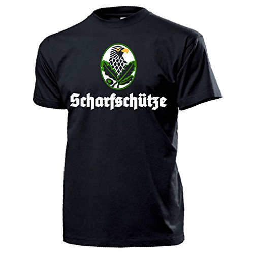 T-shirt Sniper Aigle noir feuilles de chêne XXXXL aux finitions soignées