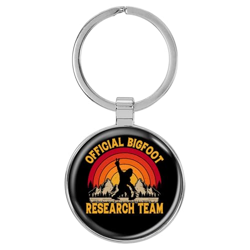 Image of Bigfoot 1.5 inch x 3 inch Domed Keychain Backpack Pull