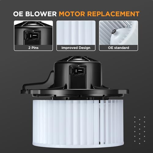 Image of HVAC Blower Motor 700222 Compatible with Hyundai 07-09 Santa Fe, 07-12 Veracruz, 07-10 Elantra, 09-13 Genesis, 11-13 Equus, Heater Blower for 971132B000, 971132H000 A /C Blower Motor Assembly
