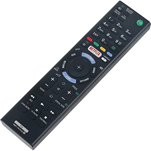 AULCMEET RMT-TX101D Replacement Remote Control Compatible with Sony 4K OLED Smart TV KDL32W705C KDL32W705C KDL40R453C KDL40W705C KDL48W705C KDL46R470A KDL32RE403 KD55X8507C KD65X8505C KD75X8505C - Image 2