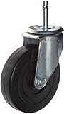 E.R. Wagner Americaster Stem Caster, Swivel, Dust Cover, Soft Rubber Wheel, Delrin...