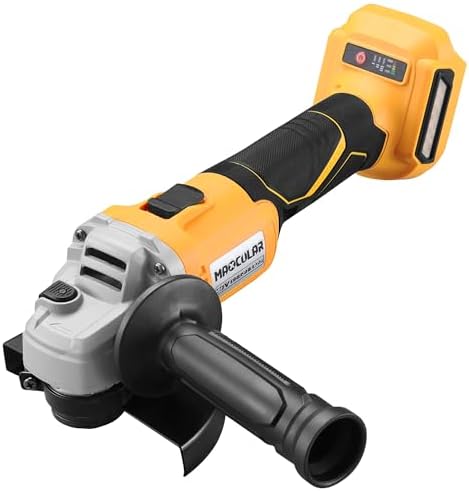 MAXCULAR Angle Grinder Cordless Compatible with Makita, 8500 RPM Brushless Power Motor, 4-1/2-Inch to 5-Inch, 3 Variable Speeds Power Grinder Tool for Cutting, Grinding, Polishing(Tool Only)