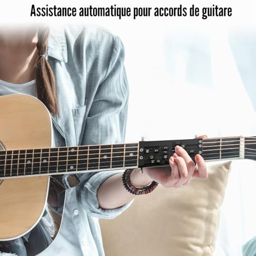 Presseur d'accords de guitare - Outil d'entraînement pour instruments de musique à cordes - Outil d'apprentissage à une touche pour enfant débutant – vue 3