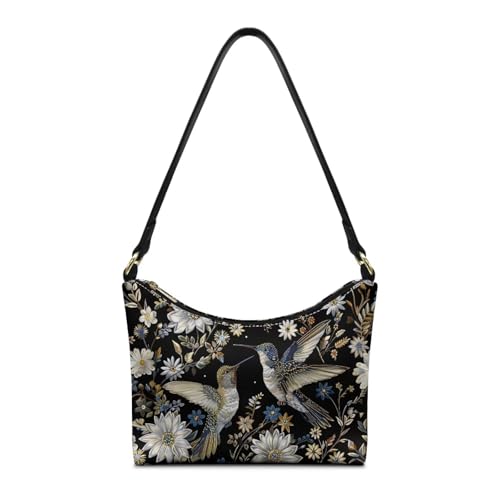 Image of Handbag for Women Leather Underam Shoulder Bag with Zipper Fashion Work Purse Waterproof Travel Wallet