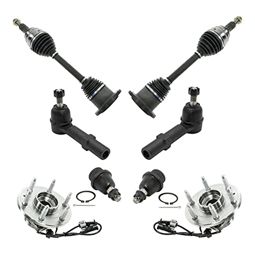 Cv Axle Shaft Wheel Hub Bearing Ball Joint Tie Rod For Chevy Gmc Truck Suv 4Wd #TOP18