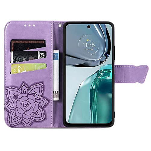 Coque Moto G62 violet clair pour éviter de perdre ses cartes
