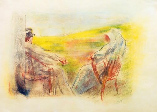 Posters décoration murale de chambre : toile imprimée Max Liebermann portrait et paysage 60x90