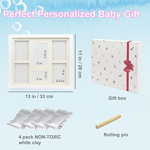 Mickyu MY1906260101 Baby Hand And Footprint Kit, Baby Keepsake Picture Frame thumb #6