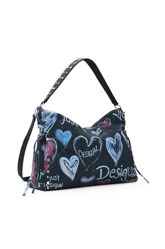 Desigual sac à épaule bandoulière Stacatto Leiria Shoulder Bag Tutti Fruti gris foncé