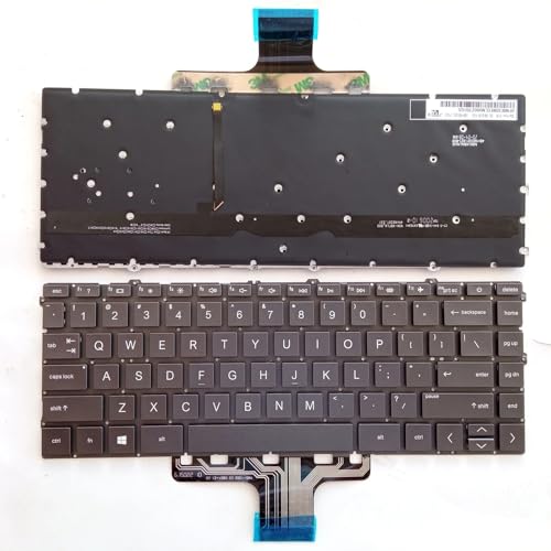 Clavier de rechange HP TPN-I137 Q244 Q234 disposition américaine US pour portable 14-DY