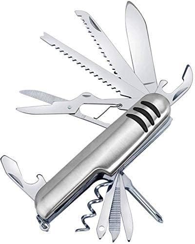 Multi Functional Stainless Steel Folding Pocket Knife (11 in 1 Screwdriver)-image-27