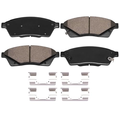 Image of D1422 Front Ceramic Brake Pads Kit Fit For Cadillac SRX 2010-2016, For Saab 9-4X 2011