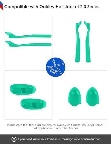 Image of BLAZERBUCK Replacement Sock Kits Earsocks & Nosepieces for Oakley Half Jacket 2.0 XL Sunglass