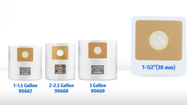 Image of 3 PCS Preferential Set 3 Gallon Vac bags, ALYYDBG Type C 90669 9066900 9066933 Disposable Collection Bags