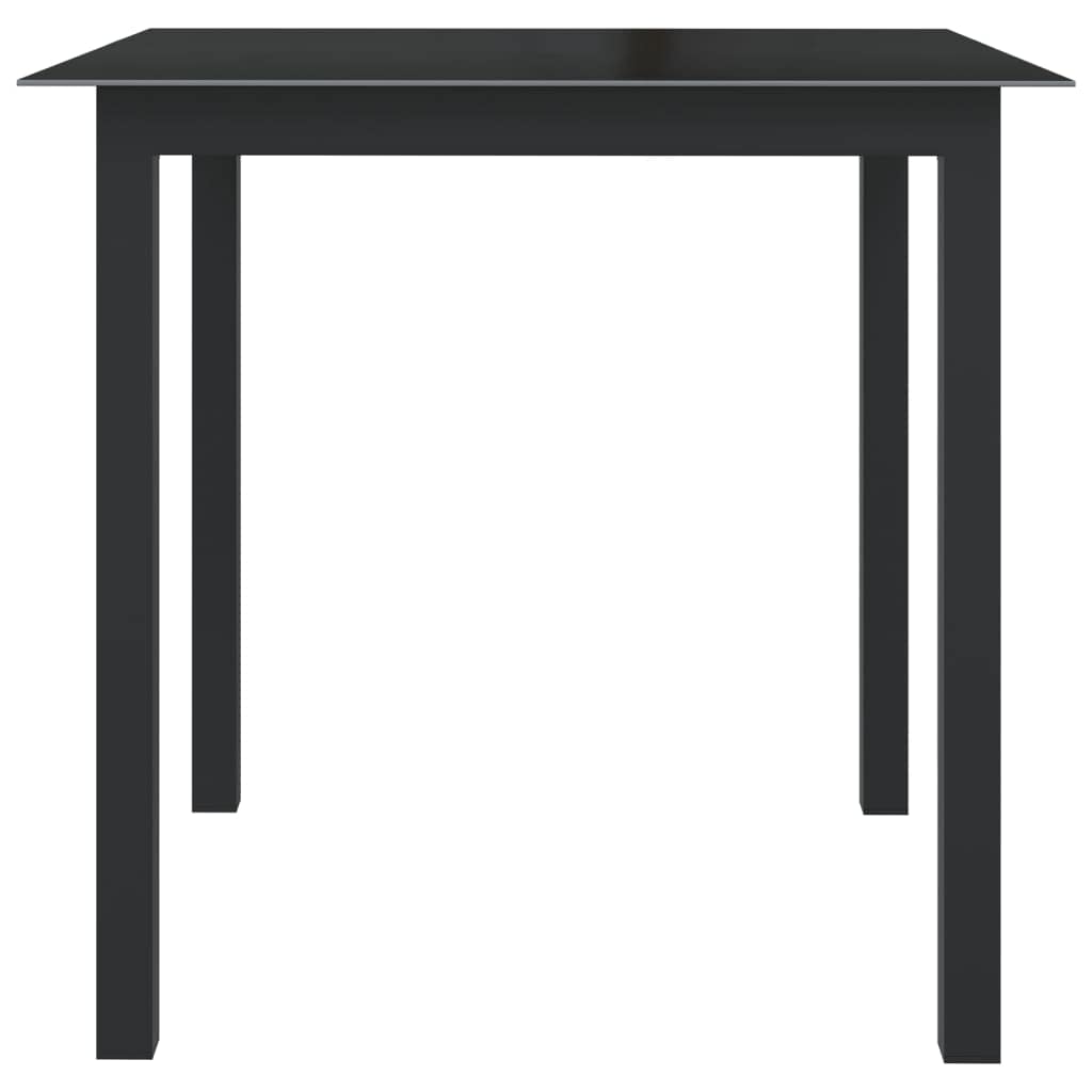Patio Table Black 31.5