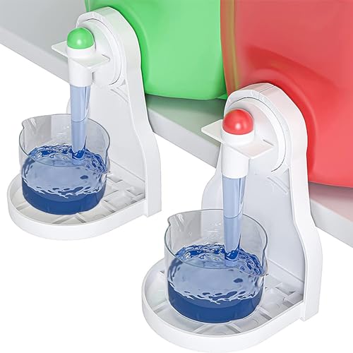 Listado de Soportes y dispensadores los mejores 5. 48 BYHANG 2 Piezas Soporte para Detergente, Dispensador de Detergente para Ropa Sucia, Soporte para Taza de Detergente, Bandeja de Jabón