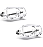 EinKau Anti-Fog Indirectly Vented Lab Safety Goggles Over Glasses
