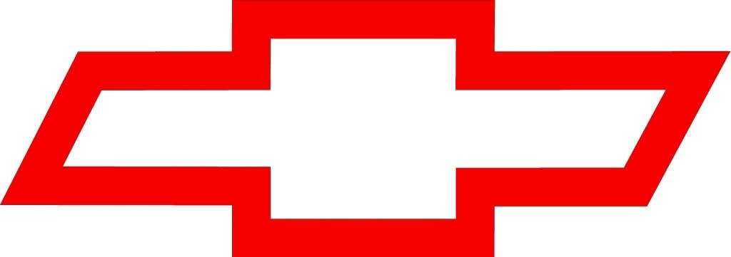 Red Vinyl Bowtie Sticker 28"