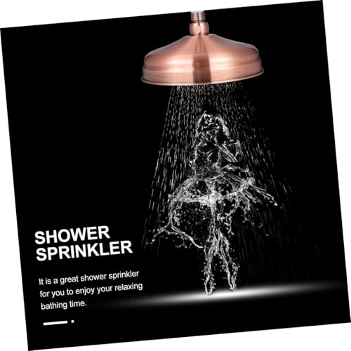Pomme de bain en cuivre massif Toddmomy douche rétro suspendue - 8