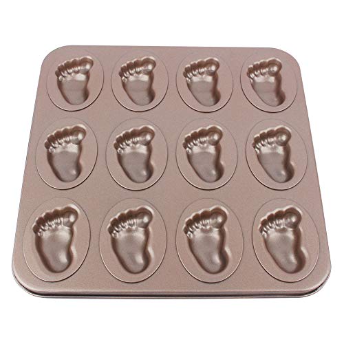 Pssopp Stampo per Torta, Telaio Sicuro e Durevole, Facile da Te, Fai -da -Te con Famiglia per Oro in Acciaio Al Carbonio per il Forno Domestico