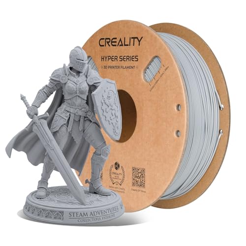 Creality Hyper PLA Filament 1.75mm, High-Speed 3D Printing Filament Up to 600mm/s, ±0.02mm Accuracy, 3D Printing Filament Fits for Most FDM 3D Printers