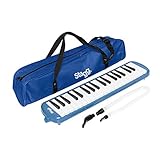 melodica stagg melosta 32  Stagg MELOSTA37 BL Blue plastic melodica with 37 keys and black bag