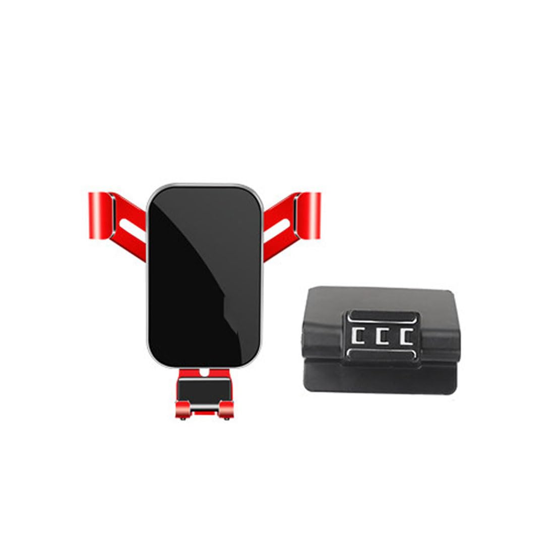 GYHZNB Car Phone Holder,Compatible with Hyundai 9th generation Sonata 2015–2017,Mobile phone accessories,red