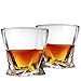 Produktbild Cooko Twist Whisky Gläser, Ultra-Clarity Glas Set, Spülmaschinenfest, Wein Geschenke, 2er Set (300ML / 10.6 oz)