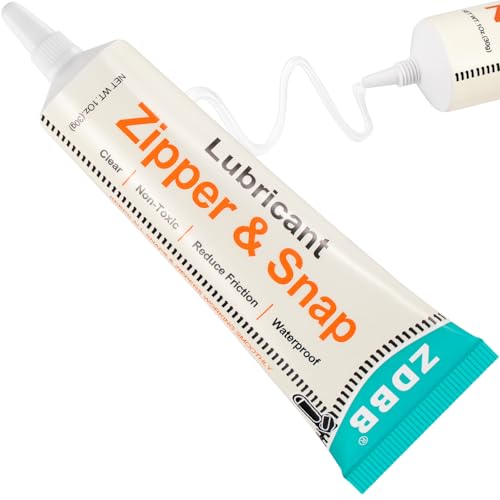 ZDBB Zipper Lubricant for Plastic Metal Snap Zipper Ease...