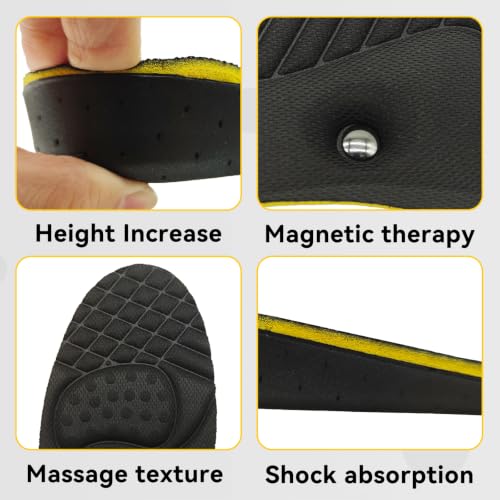Plantillas elevadoras magnéticas para hombre y mujer 2cm miniatura 3