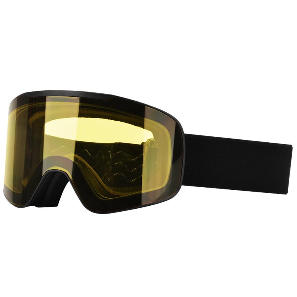 Masque De Ski Rabattable pour Hommes Et Femmes Verres Magnétiques Protection UV Antibuée pour Snowboard pour Adultes