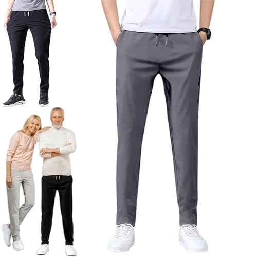 Bevawear Men's Fast Dry Stretch Pants - Light, Thin, Quick Dry Pull-On Glidepants