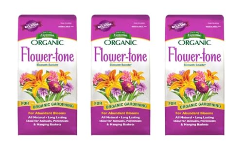 Espoma Organic Flower-Tone 3-4-5 Natural & Organic Plant Food; 4 lb. Bag; Organic Fertilizer for...