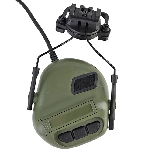 Image of VELURA Helmet Headset Headphone for PTT Radio Communication|1 Headset| Hearing Protection|Sporting Goods