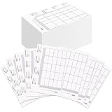 ABURRORI 50 Pieces Football Squares Board Pull Tabs Gambling Tickets Super Football Bowl Sports 25 Square Football Pool Cards for Baseball Sports Box Game Betting Party Playing Scratch Off Cards (50)
